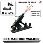 La imagen describe las Medidas y Caracteristicas de la Maquina de Sexo-Sex Machine Walker