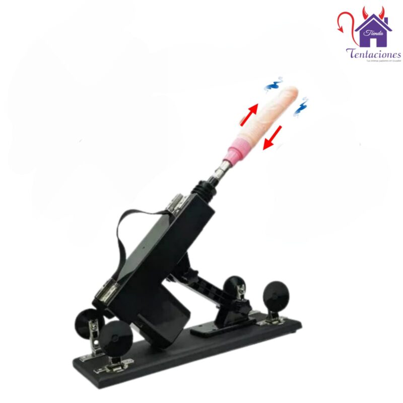 La imagen describe la Presentación de la Maquina de Sexo- Sex Machine Walker