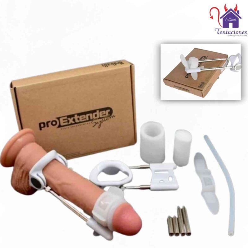 La imagen describe la Presentación del Proextender- Extensor de pene -Alargamiento de pene