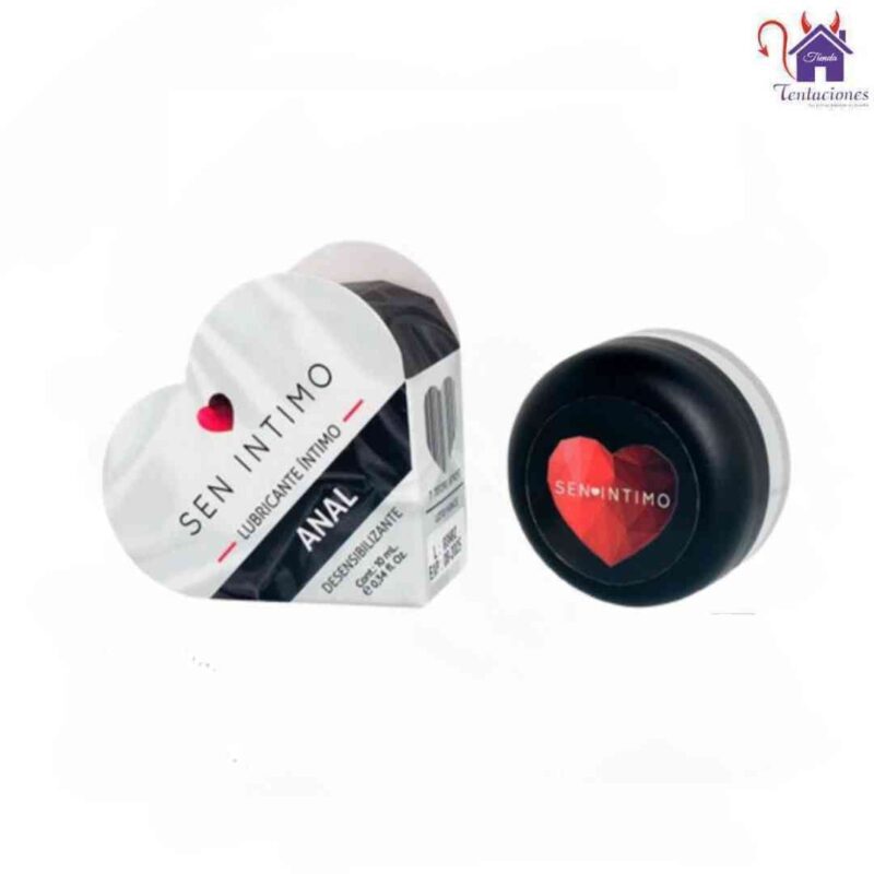 La imagen representa la presentación del lubricante anal desensibilizante