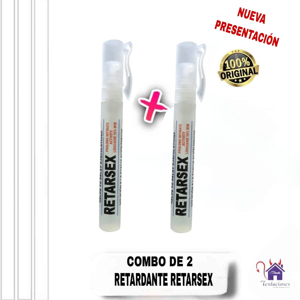Retarsex -Retardante-Eyaculacion Precoz-Caracteristicas y Promocion Combo de 2 Retardantes "Retarsex" - Imagen 1