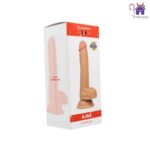 Esta imagen describe las Características y Forma de Uso del Dildo Realista Ajax