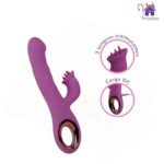 Esta imagen describe la Forma de Uso y Presentación del Vibrador Grenda Majestic