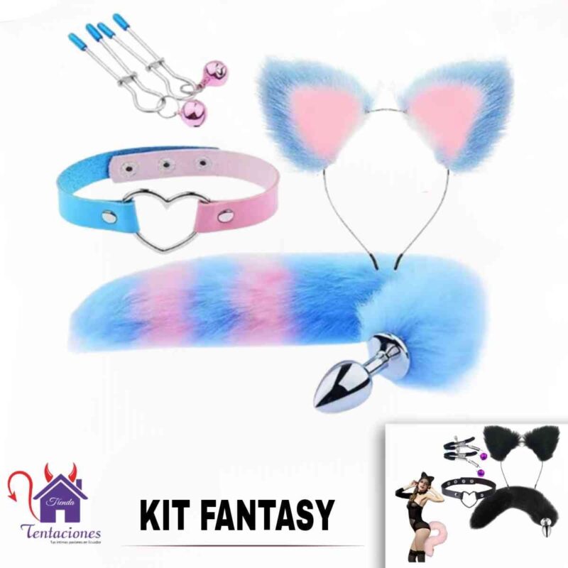 Esta imagen describe la Presentación y Forma de Uso del Kit Fantasy