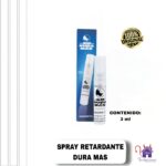 Esta imagen describe la Presentación y Forma de Uso del Spray Retardante Dura Màs