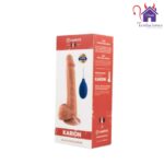 Esta imagen describe la Presentación y Características del Dildo Eyaculador Kairon