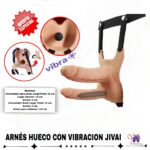 Esta imagen describe la Presentación y Forma de Uso del Arnés Hueco con Vibración Jivai