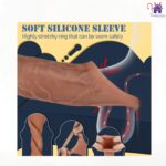 Esta imagen describe las Cualidades y Características de la Funda Vibradora con Control Touwa