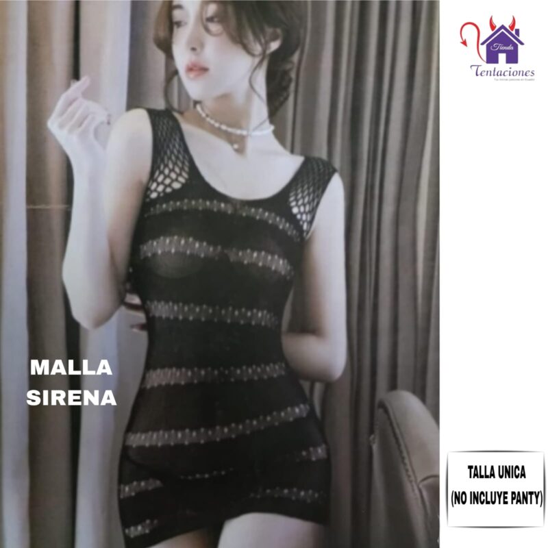 Esta imagen describe la Presentación y Forma de Uso de la Malla Sirena