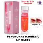 Esta imagen describe la Presentación y Características de las Feromonas Magnetic Lip Gloss