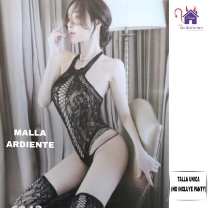 Esta imagen describe la Presentación y Forma de Uso de la Malla Ardiente