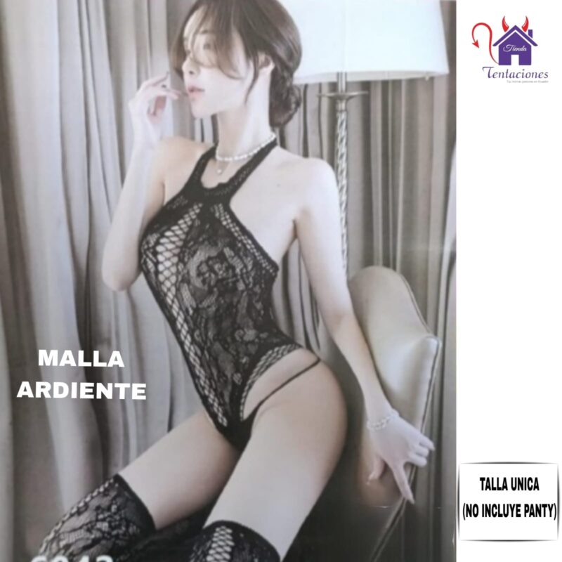 Esta imagen describe la Presentación y Forma de Uso de la Malla Ardiente