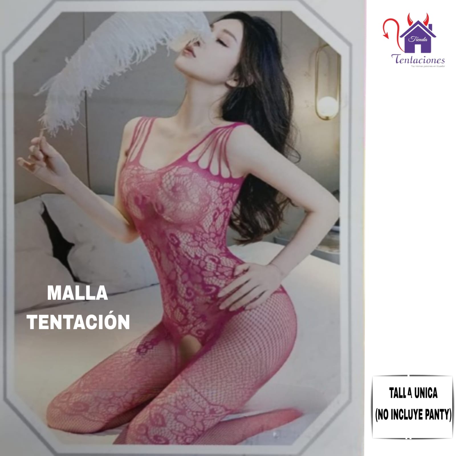 Malla Tentacion-Presentacion y Forma de Uso Esta imagen describe la Presentación y Forma de Uso de la Malla Tentación