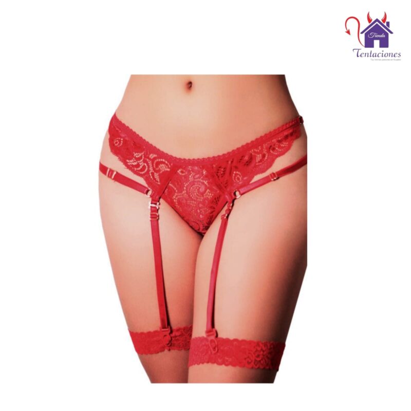 Esta imagen describe las Medidas y Presentación del Panty Liguero Zurich