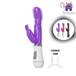 Esta imagen describe el Contenido y Presentación del Vibrador G Point Recargable