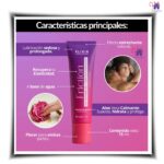 Esta imagen describe las Características y Medidas del Lubricante Estrechante Friction Elixir